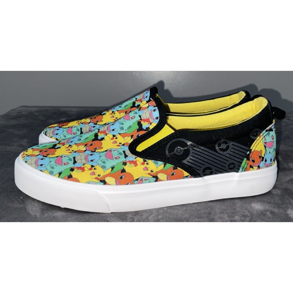Pokémon Boys Pikachu Slip-On Sneakers Size 6 - Picture 5 of 11